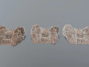 Ruin Stairs 3D Model