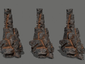 Cliff rocks 3D 모델