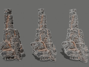Cliff rocks 3D 모델