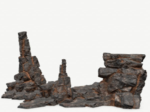 Cliff rocks 3D Model