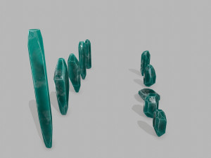 Crystal set 3D Model
