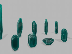 Crystal set 3D Model