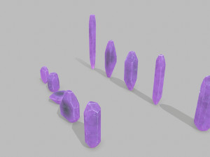 Crystal set 3D Model