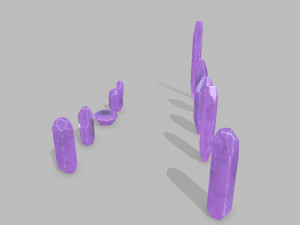 Crystal set 3D Model