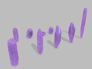 Crystal set 3D Model