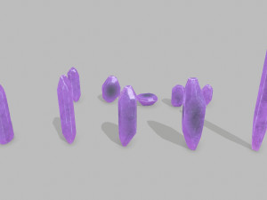 Crystal set 3D Model