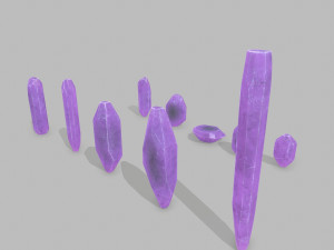 Crystal set 3D Model