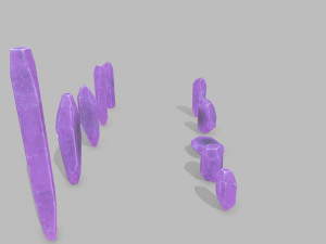 Crystal set 3D Model
