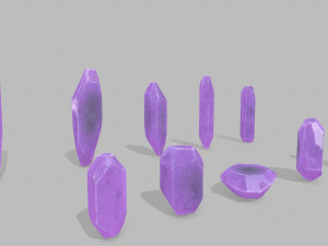 Crystal set 3D Model