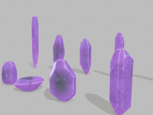 Crystal set 3D Model