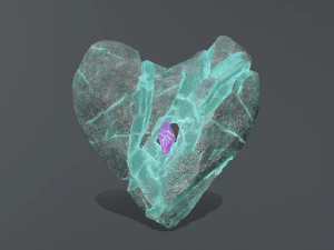 Broken Heart 3D Model