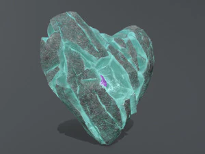 Broken Heart 3D Model
