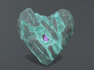 Broken Heart 3D Model