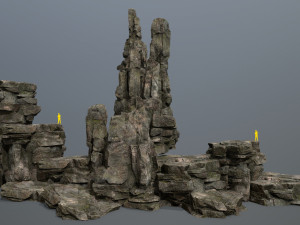 Cliff rocks Modelo 3D