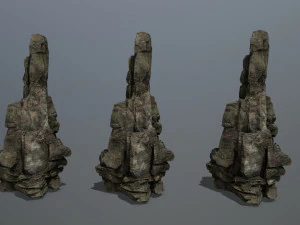 Cliff rocks 3D Model