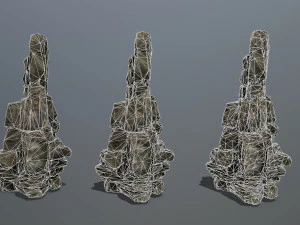Cliff rocks 3D Model