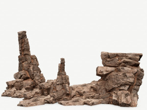 Desert rocks Modelo 3D