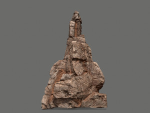 Desert rocks Model 3D