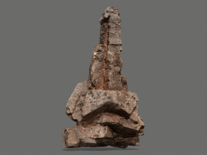 Desert rocks Model 3D