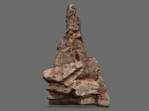 Desert rocks Model 3D