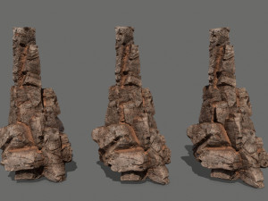 Desert rocks Model 3D