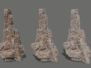 Desert rocks Model 3D