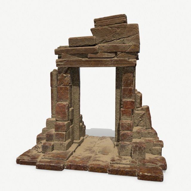 Rock Gate 3D Модель .c4d .max .obj .3ds .fbx .stl .blend