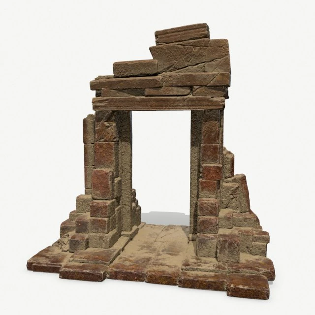 Rock Gate 3D Model .c4d .max .obj .3ds .fbx .stl .blend