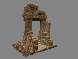 Rock Gate 3D Model
