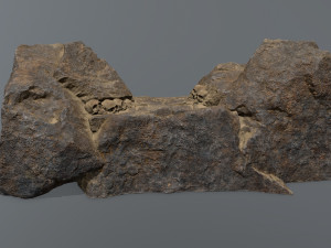 Ruin Stairs Model 3D