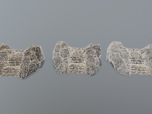 Ruin Stairs Model 3D