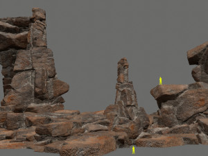 Desert rocks Modelo 3D