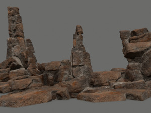 Desert rocks Modelo 3D