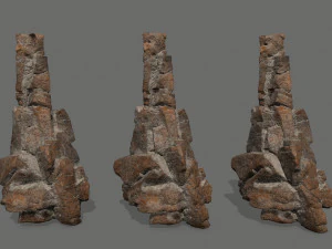 Desert rocks 3D Model