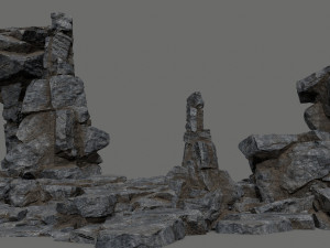 Cliff rocks Modello 3D