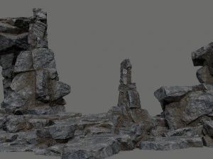 Rocce della scogliera Modello 3D