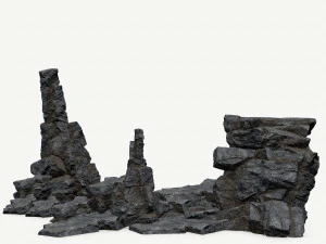 Rocce della scogliera Modello 3D