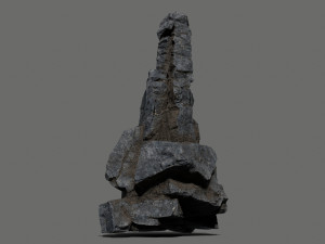 Cliff rocks Modello 3D