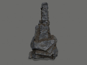 Cliff rocks Modello 3D