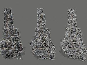 Cliff rocks Modello 3D