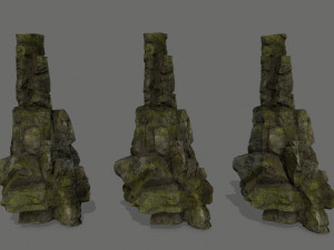 Cliff rocks 3Dモデル
