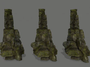 Skały klifowe Model 3D