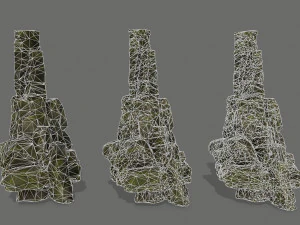 Skały klifowe Model 3D