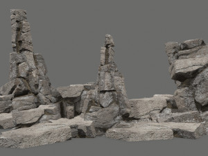 Cliff rocks 3D 모델