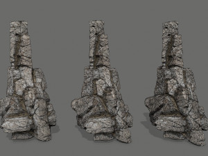 Cliff rocks 3D 모델