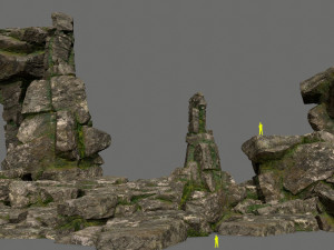 Cliff rocks Modelo 3D