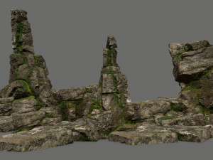 Cliff rocks Modelo 3D