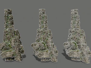 Cliff rocks 3D Model