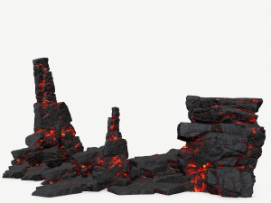 Lava rocks Modelo 3D
