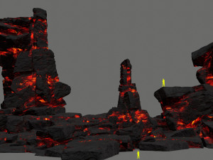 Lava rocks Modelo 3D